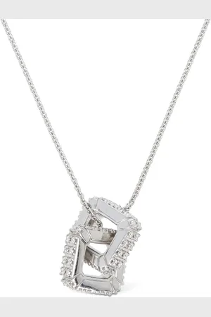 Eera 18kt Gold & Diamond Double Hug Necklace