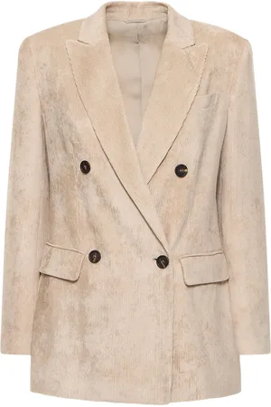 Brunello Cucinelli Fluid Viscose Corduroy Jacket