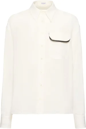 Brunello Cucinelli Cotton Georgette Shirt