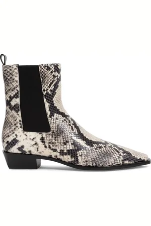 Simkhai 35mm Lennon Python Print Ankle Boots