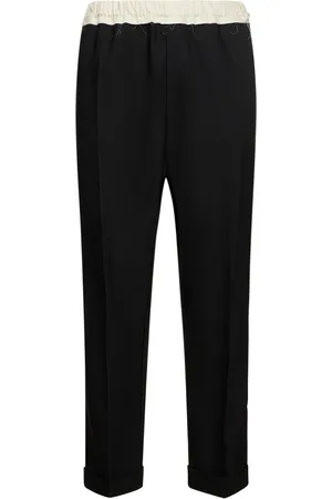 WALES BONNER Seine Wool Wide Leg Pants
