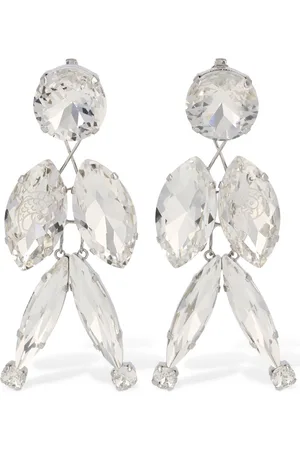 Puccini Crystal Cascade Clip-on Earrings