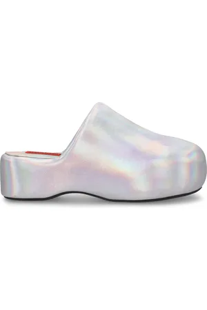 SIMON MILLER 55mm Bubble Faux Leather Clogs