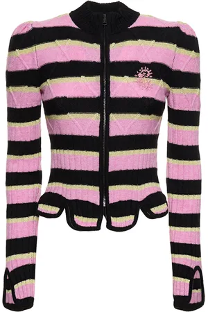 CORMIO Divna Embroidered Wool Blend Sweater