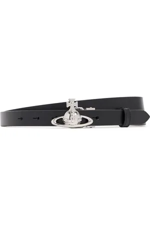 Vivienne Westwood 2cm Orb Small Line Buckle Belt