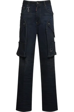 Dsquared2 Eros Wide Denim Cargo Jeans