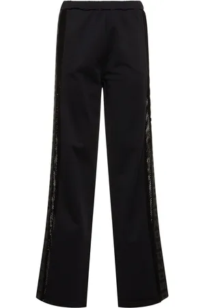 Dsquared2 Logo Cotton Blend Wide Sweatpants