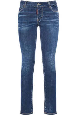 Dsquared2 Jennifer Low Rise Denim Skinny Jeans