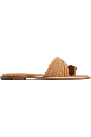Manolo Blahnik Tibo Suede Slide Sandals