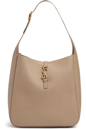 Saint Laurent Large Le 5 À 7 Leather Supple Bag
