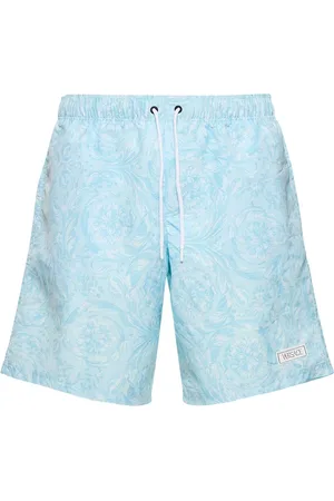 VERSACE Barocco Print Nylon Swim Shorts