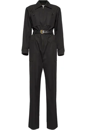 Saint Laurent Cotton Twill Jumpsuit