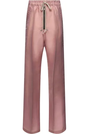 Rick Owens Geth Belas Silk Straight Pants