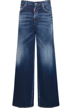 Dsquared2 Traveller Midrise Denim Wide Jeans