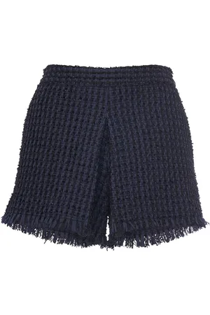 Dsquared2 Tweed Bouclé High Rise Shorts
