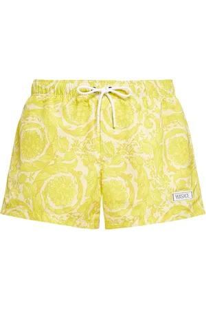 VERSACE Barocco Print Nylon Swim Shorts
