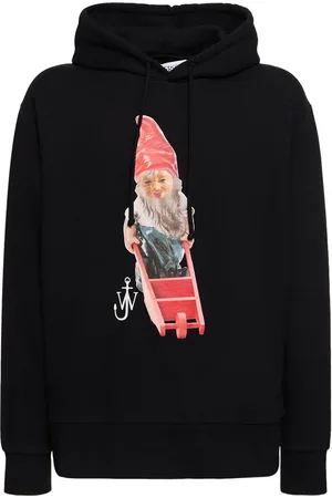J.W.Anderson Gnome Print Cotton Hoodie
