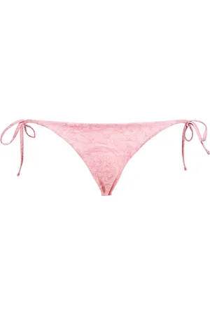 VERSACE Barocco Print Lycra Bikini Bottoms