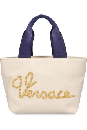 VERSACE Embroidered Tote Bag