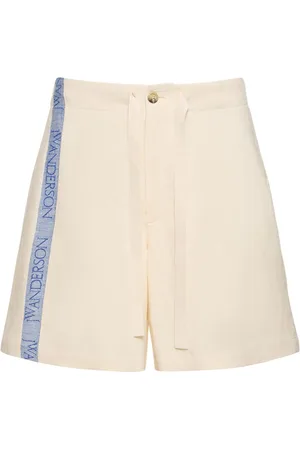 J.W.Anderson Wide Linen & Cotton Shorts