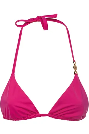 VERSACE Medusa Lycra Triangle Bikini Top