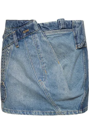 Marc Jacobs Patchwork Denim Mini Skirt