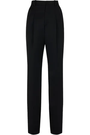Saint Laurent High Waist Wool Pants