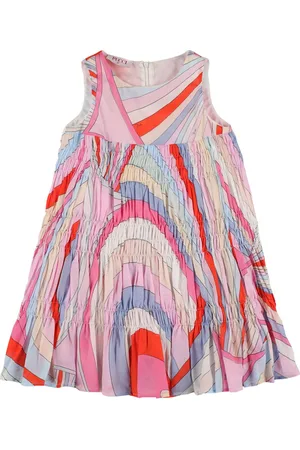 Puccini Printed Cotton Muslin Midi Dress