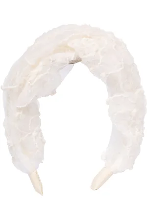 Simonetta Embroidered Lace Headband