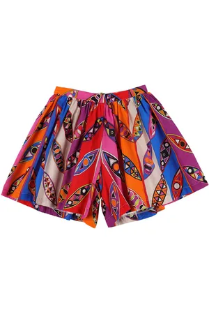 Puccini Printed Cotton Muslin Shorts