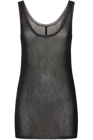 PETAR PETROV Viscose Knit Mesh Top