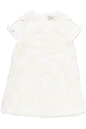 Simonetta Embroidered Lace Dress