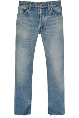 Saint Laurent Mick Cotton Denim Jeans