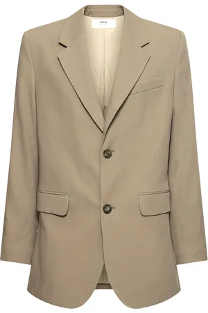 Ami Wool Blend Twill Blazer