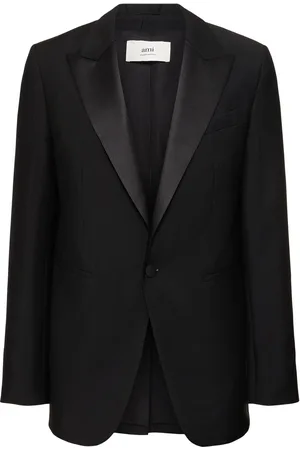 Ami Wool & Mohair Tuxedo Blazer