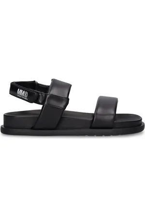 Maison Margiela Logo Print Strap Sandals