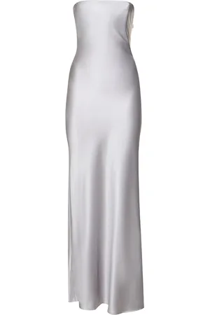 CHRISTOPHER ESBER Palladium Metallic Viscose Maxi Dress