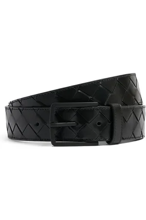 Bottega Veneta 3.5cm Intrecciato Leather Belt