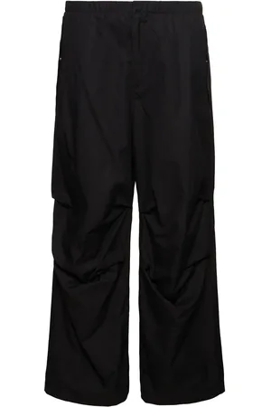 Jil Sander Trousers 5 Washed Cotton Loose Pants
