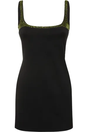 16Arlington Bria Embellished Crepe Mini Dress