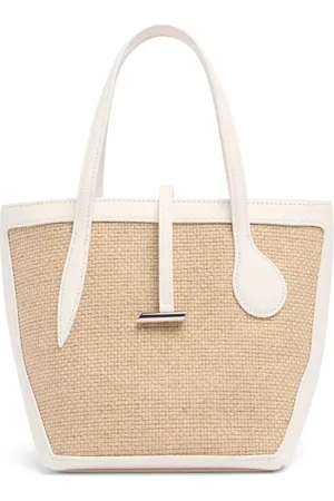 Little Liffner Mini Sprout Linen Tote Bag