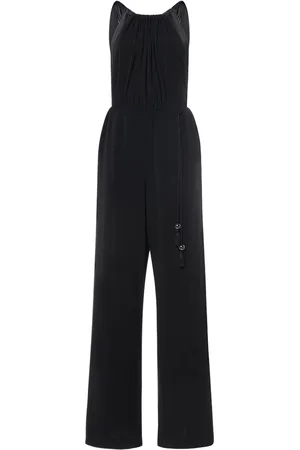 Max Mara Stretch Viscose Jersey Long Jumpsuit