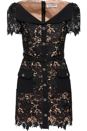 Self-Portrait Lace Mini Dress