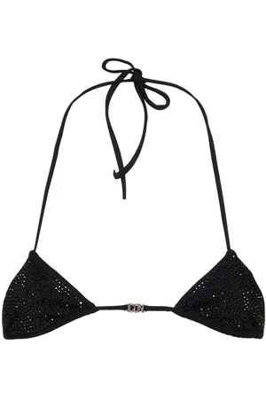 Dsquared2 Icon Embellished Lycra Bikini Top