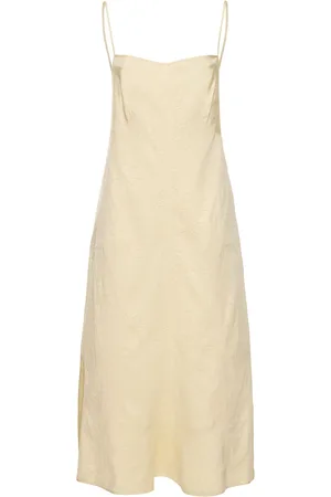 Jil Sander Satin & Lace Mini Dress
