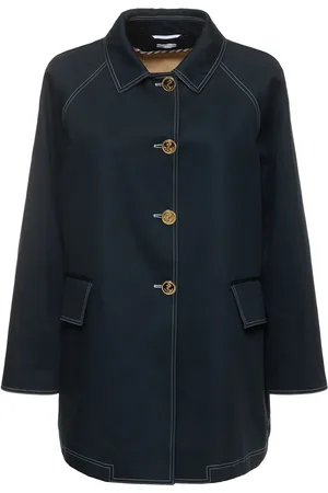 Thom Browne Cotton Mackintosh Short Coat