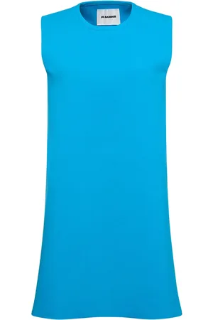 Jil Sander Sleeveless Knit Cutout Mini Dress
