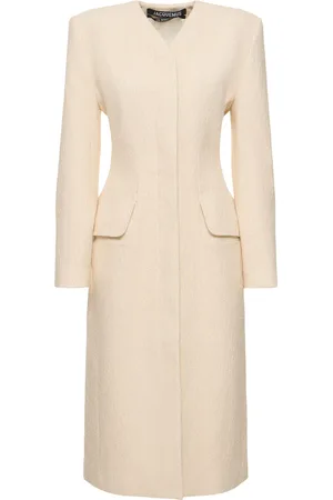 Jacquemus Le Manteau Cubo Cotton Fleece Midi Coat