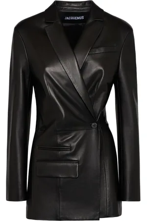 Jacquemus La Veste Tibau Cuir Leather Jacket
