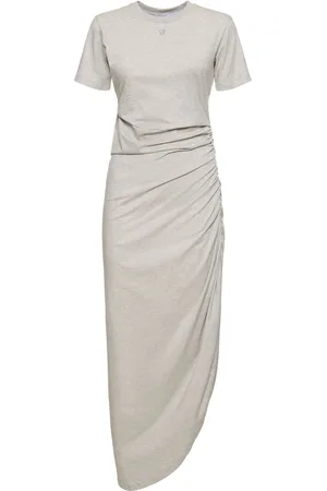 GIUSEPPE DI MORABITO Logo Cotton Jersey Midi Dress